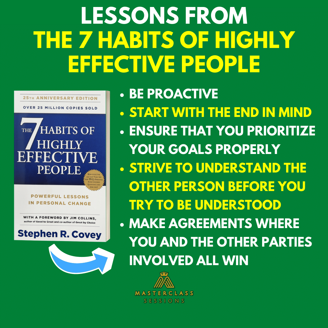 Lessons From The 7 Habits Of Highly Effective People