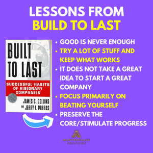 Lessons From Build To Last