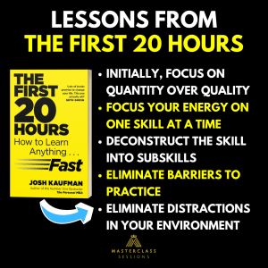 Lessons From The First 20 Hours