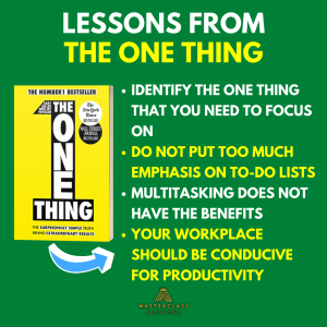 Lessons From The One Thing
