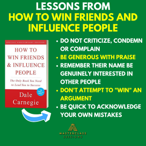 Lessons From How To Win Friends And Influence People Book