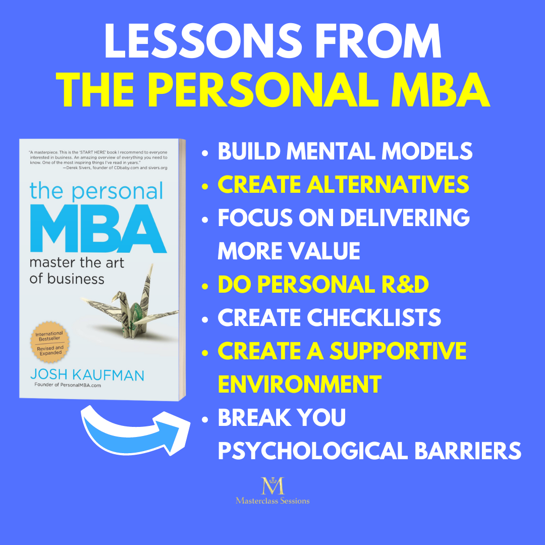 Lessons From The Personal MBA